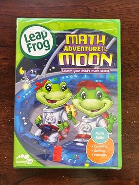 LeapFrog: Math Adventure to the Moon (DVD, 2009) New Factory Sealed